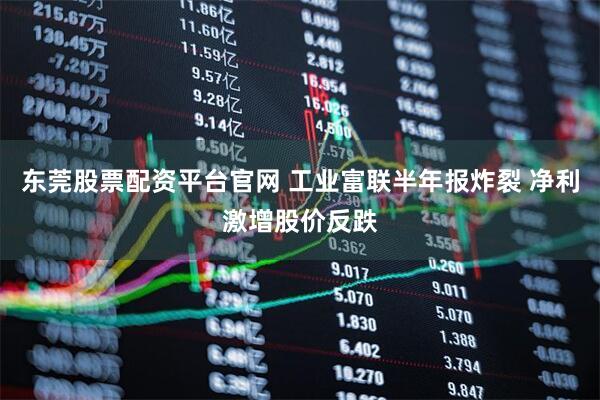 东莞股票配资平台官网 工业富联半年报炸裂 净利激增股价反跌